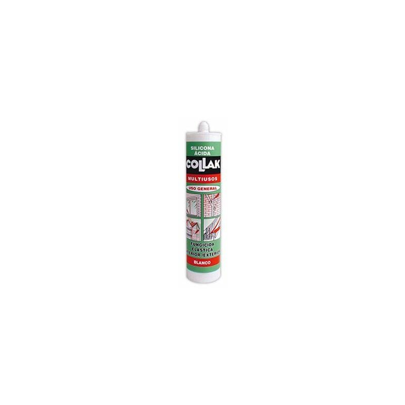 foto del prodotto collak 40602 silicone acido multiuso 280ml bianco