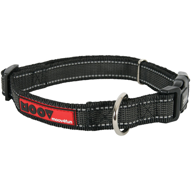 foto del prodotto collana regolabile moov nera zolux collarino 36 47 cm