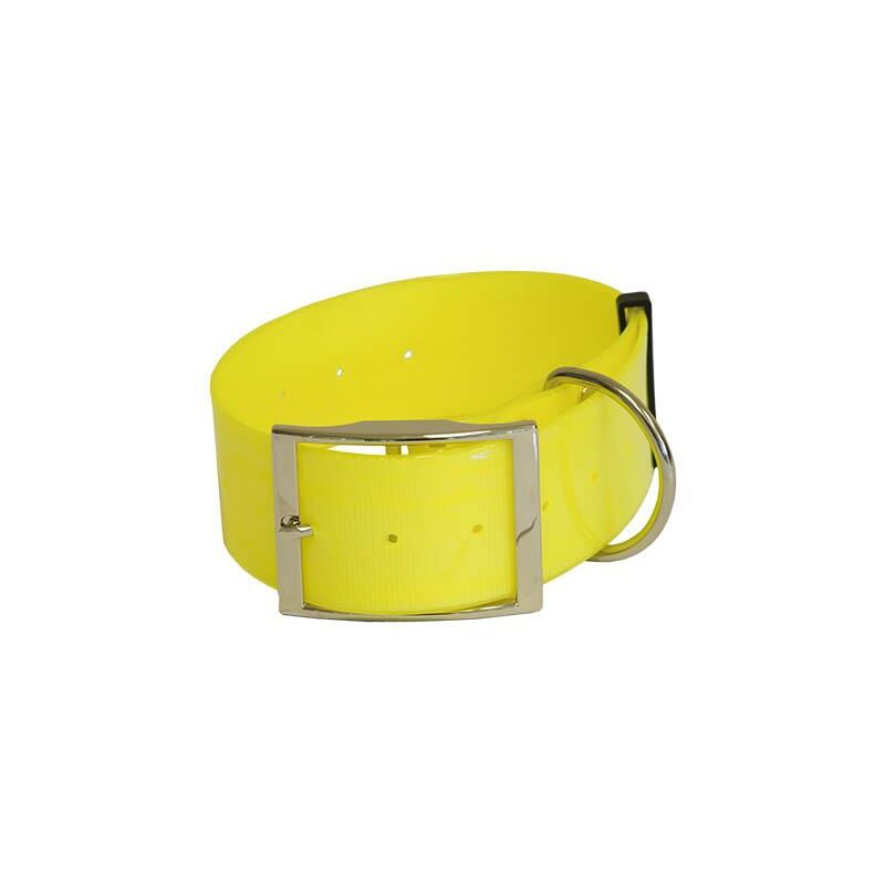 foto del prodotto collane in poliuretano ib ez. 50 mm. collana poliuretano 5x60cm verde fosforo verde