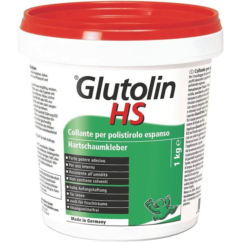 foto del prodotto collante per polistirolo estruso glutolin hs -- 1 kg
