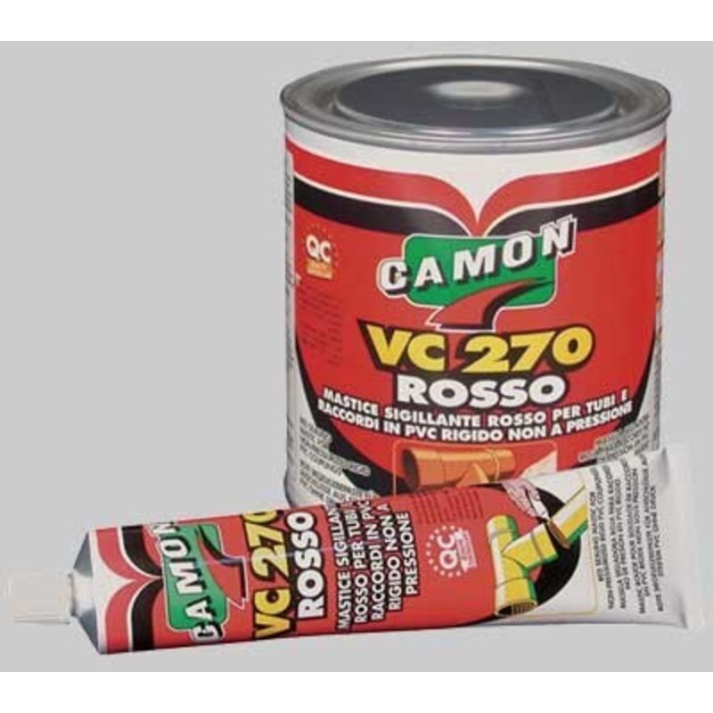 foto del prodotto collante sigillante camon vc 270 rosso 125 gr. per tubi acqua