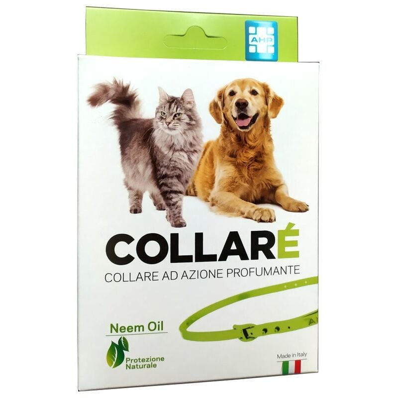 foto del prodotto collar protezione naturale neem colore verde fragranza erbacea