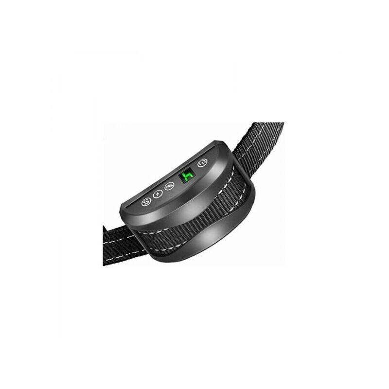 foto del prodotto collare antiabbaio per cani 3 modalit di addestramento automatico antiurto vibrazione sensibilit , batteria ricaricabile ip65, cinturino