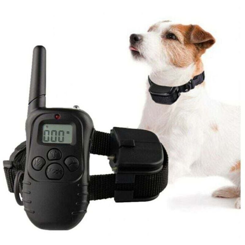 foto del prodotto collare antiabbaio per cani - (batteria non inclusa), collare di addestramento per cani ricaricabile impermeabile con cicalino, vibrazione, shock,