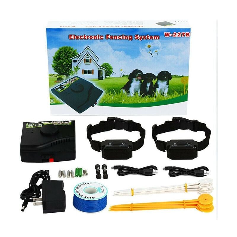 foto del prodotto collare antifuga per recinzione elettrica per cani con collari