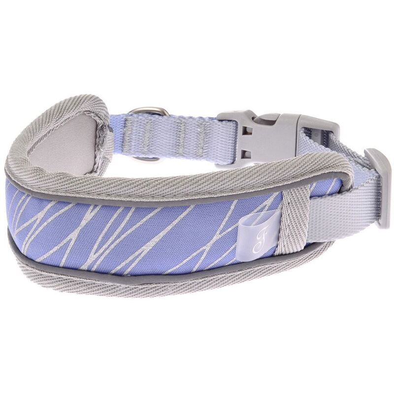 foto del prodotto collare bold in nylon per cani modello onda small 1,5x22 35 cm nero