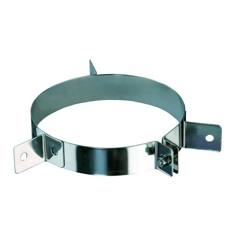 foto del prodotto collare con tiranti in acciaio inox per canna fumaria 180