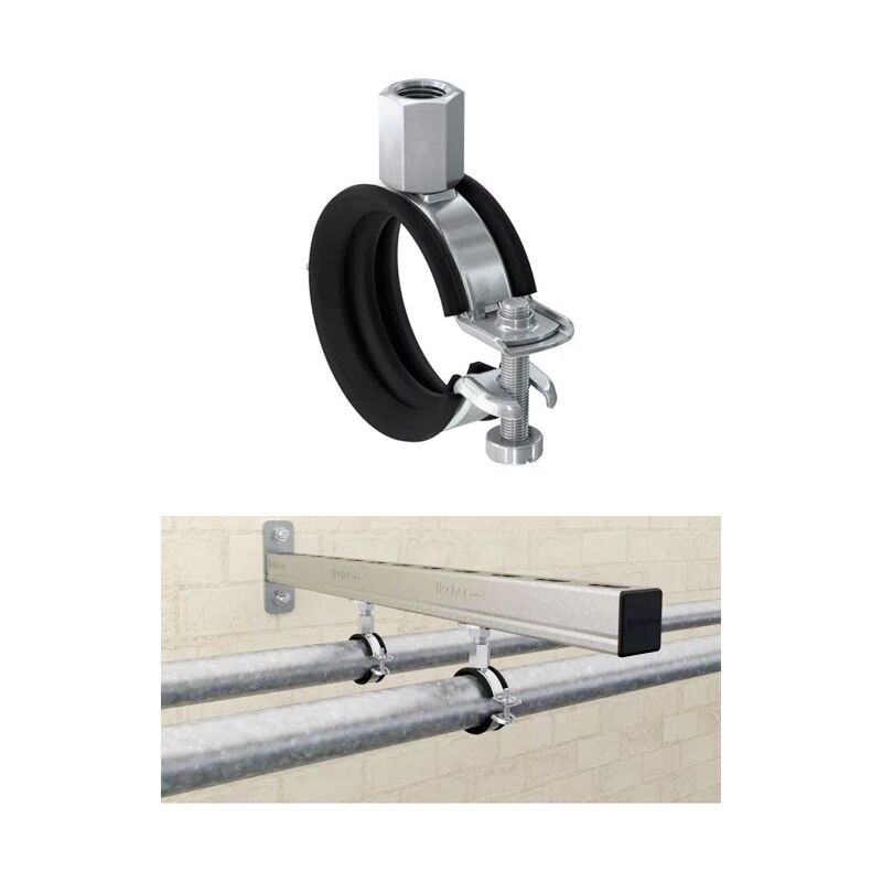 immagine 0 del prodotto collare fgrs universal m8 10 15 19 collari con guarnizione anti rumore in gomma e chiusura rapida con 1 vite 00562350