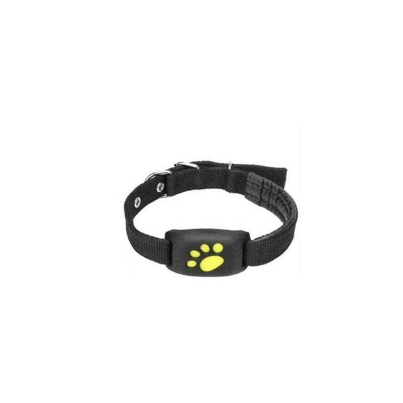 foto del prodotto collare gps per animali domestici, localizzatore gps per cani e gatti, anti smarrimento, in tempo reale, con microfono nero 