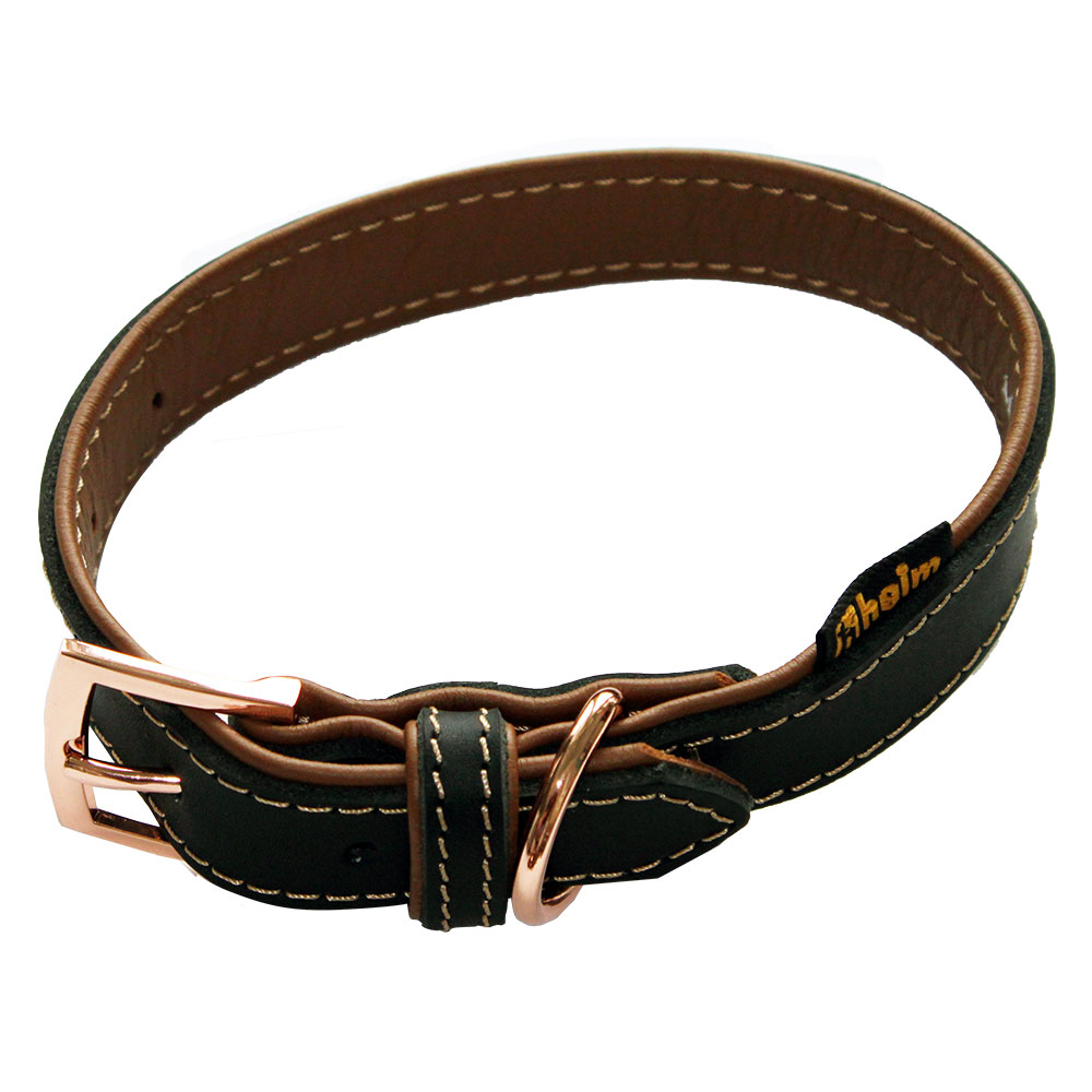 foto del prodotto collare heim ros , nero marrone tg. 55 circonferenza 39 49 cm x h 2,5 cm 