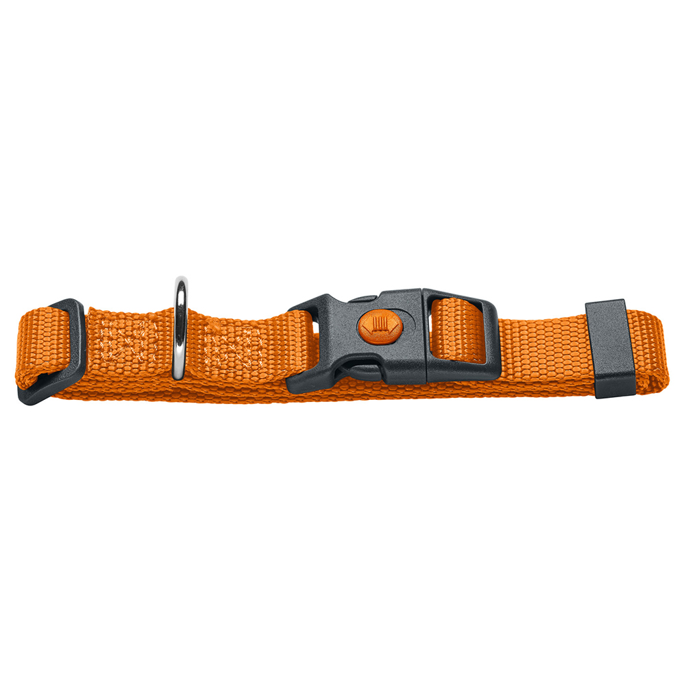 foto del prodotto collare hunter london arancione vario basic tg. m circonferenza 30 46 cm x h 1,5 cm