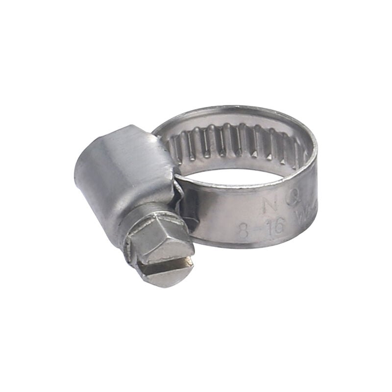foto del prodotto collare in acciaio, larghezza 9 mm, serraggio diametro 10 16 mm 2 pezzi aroz