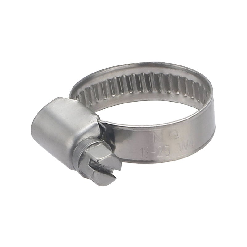 foto del prodotto collare in acciaio, larghezza 9 mm, serraggio diametro 16 25 mm 2 pezzi aroz
