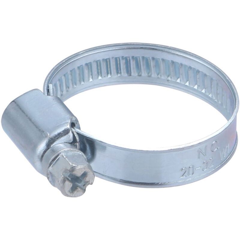 foto del prodotto collare in acciaio, larghezza 9 mm, serraggio diametro 20 32 mm 2 pezzi aroz