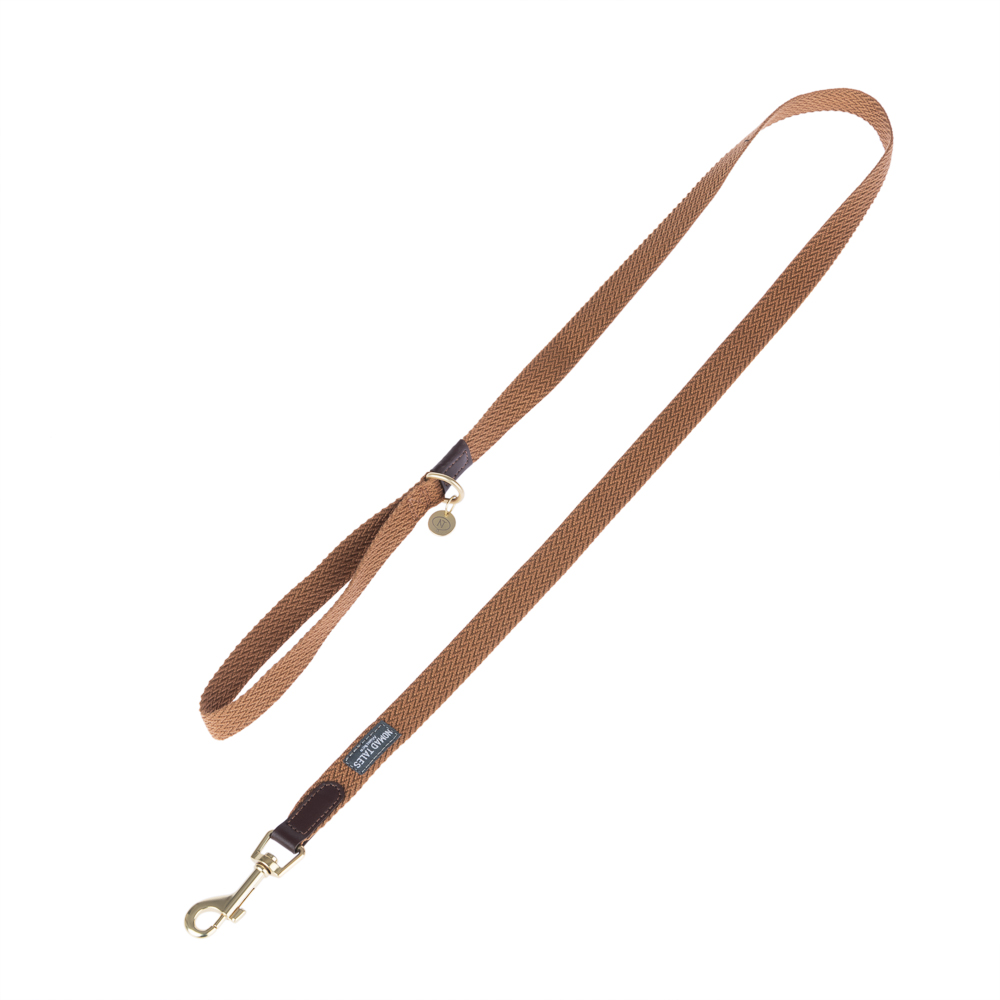 foto del prodotto collare nomad tales bloom, caramello guinzaglio compatibile l 120 cm x h 20 mm