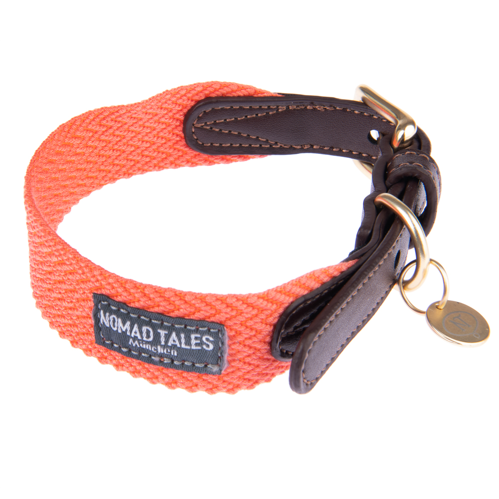 foto del prodotto collare nomad tales bloom, corallo tg. xs circonferenza 30 36 cm x h 25 mm