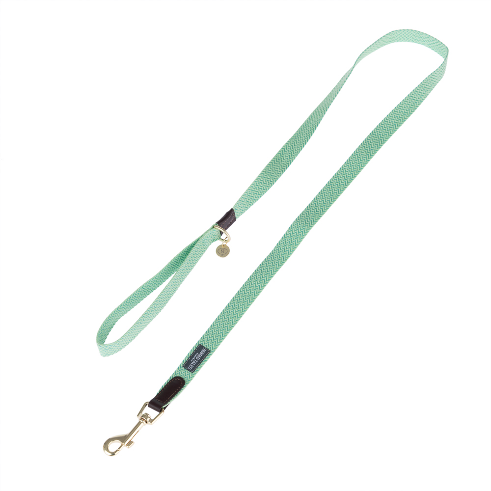 foto del prodotto collare nomad tales bloom, menta guinzaglio compatibile l 120 cm x h 20 mm
