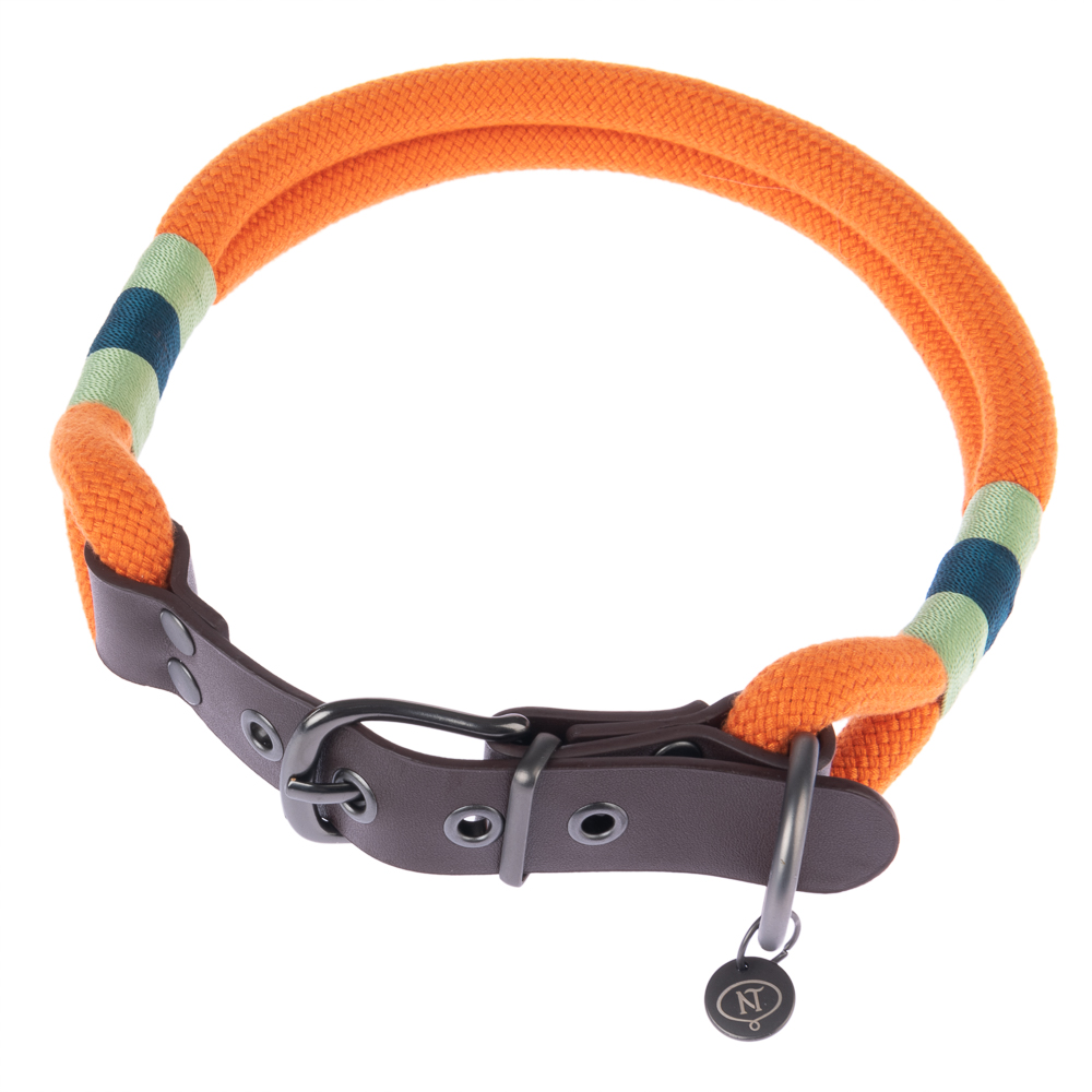 foto del prodotto collare nomad tales spirit, mandarino tg. s circonferenza 36 40 cm x h 30 mm