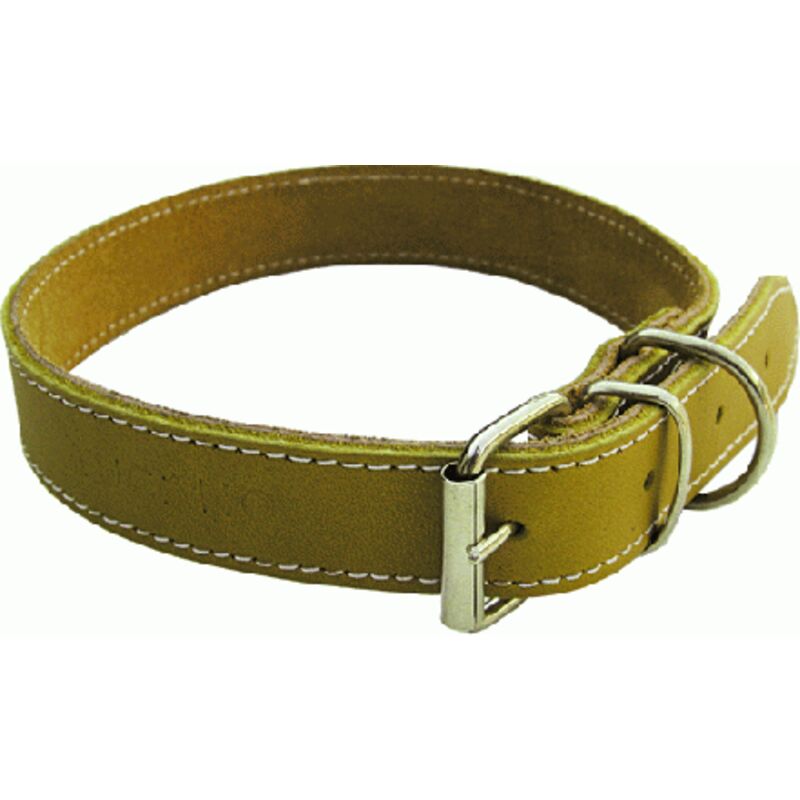 foto del prodotto collare per cane in bufalo cucito larg. mm 12 lung.cm 32 cf. 6 pz