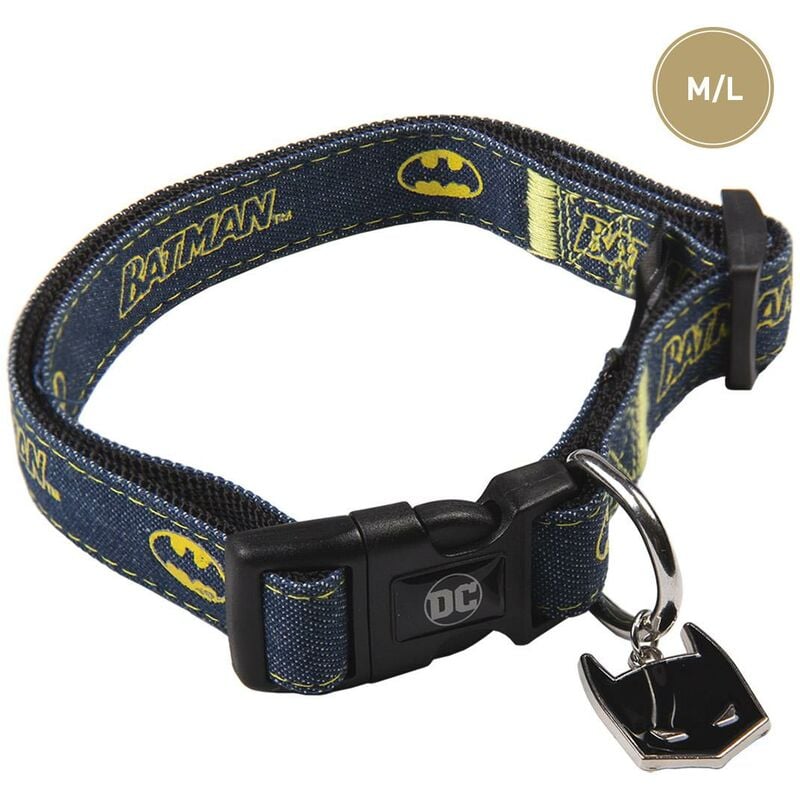 foto del prodotto collare per cani batman taglia m l multicolor
