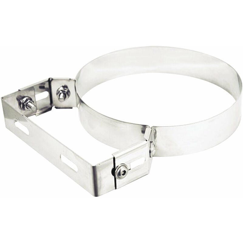 immagine 0 del prodotto collare per fissaggio tubi regolabile in acciaio inox 13cm