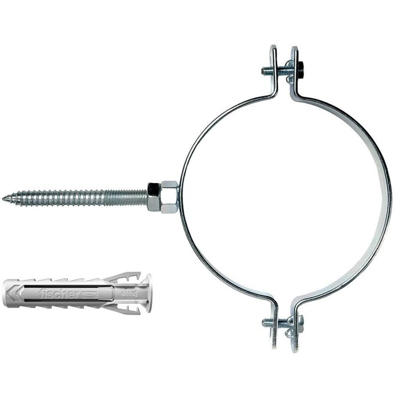 foto del prodotto collare per tubi cpe sl 140 v con viti e tassello 140 143mm fischer 00570197