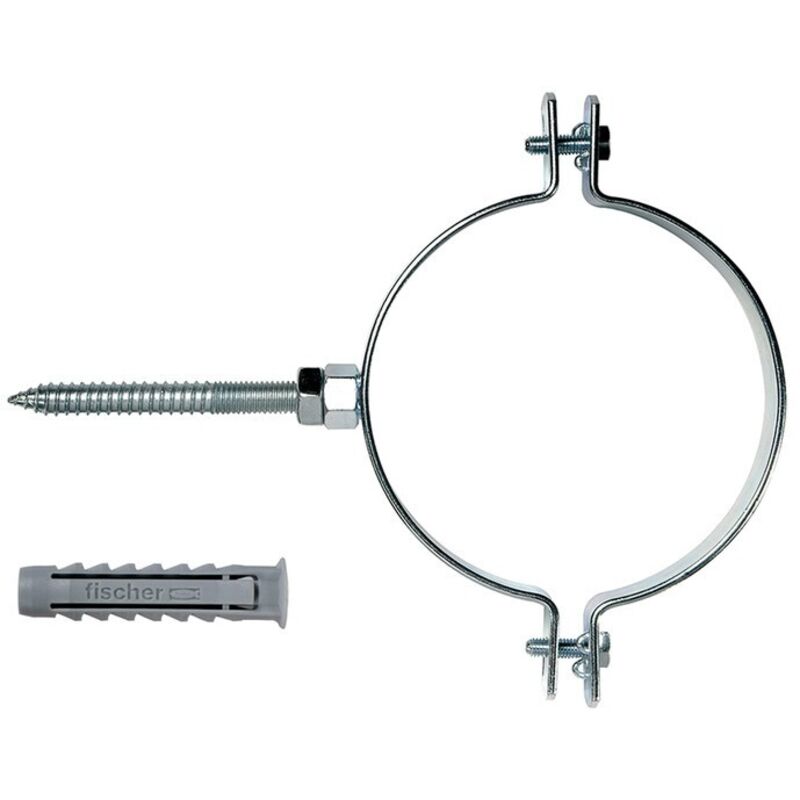 foto del prodotto collare per tubi cpe sl 160 con viti e tassello fischer 00507449