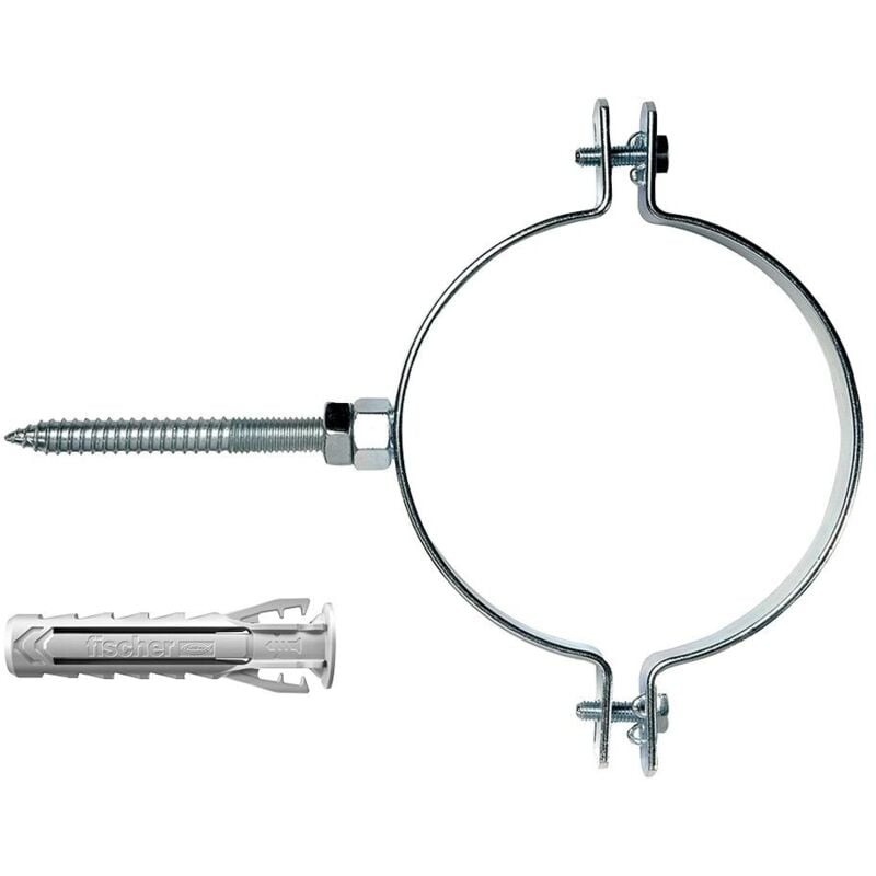 foto del prodotto collare per tubi cpe sl 90 v con viti e tassello 90 93mm fischer 00570194