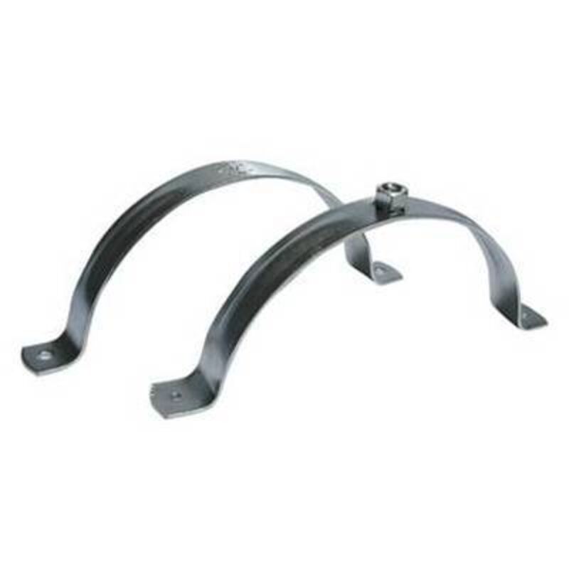 foto del prodotto collare per tubi pe pvc in acciaio zincato diam. 200mm fisch