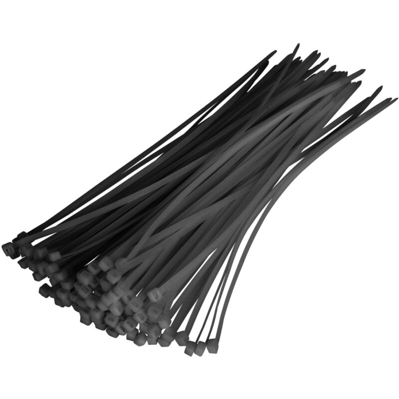 foto del prodotto collare rapido nero confezione da 100 collari300 x 4,8 mm