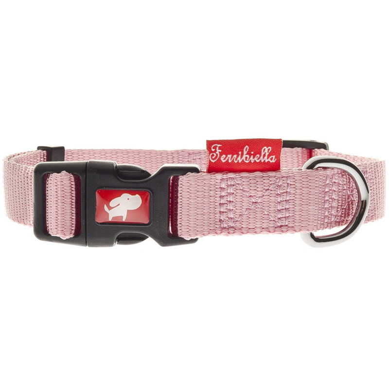 foto del prodotto collare regolabile in nylon per cani 2 x 35 50 cm rosa