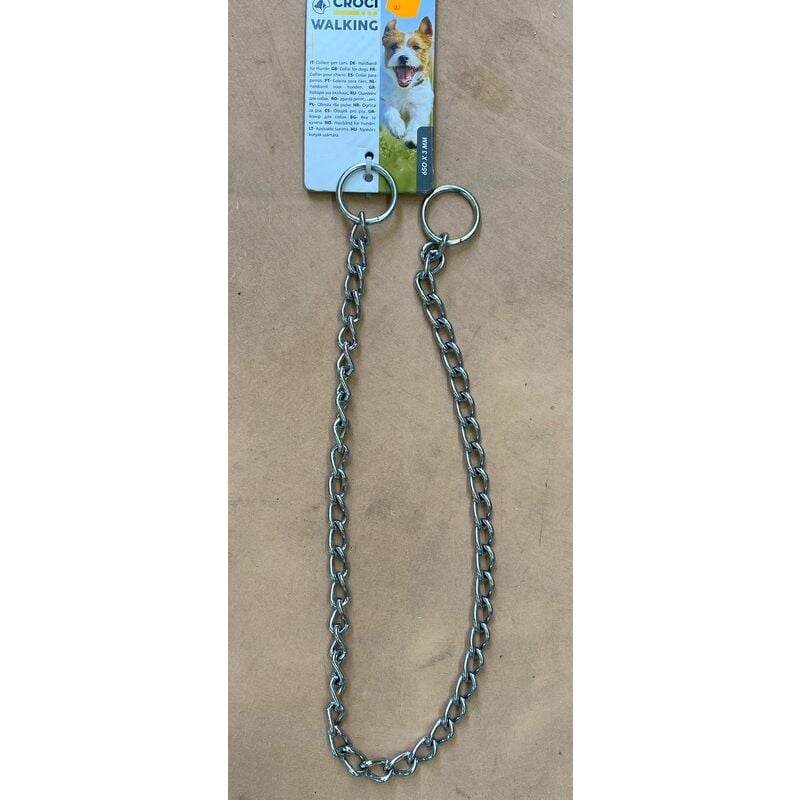 foto del prodotto collare strangolo mm 3 x 65 cm croci