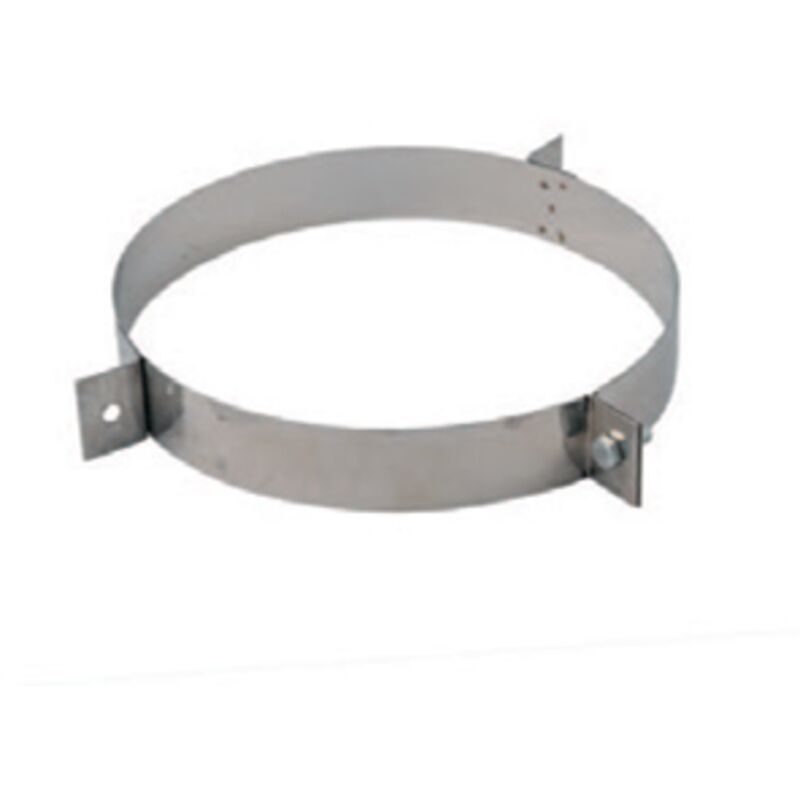 foto del prodotto collare tiranti acciaio inox canna fumaria dm 100 mm