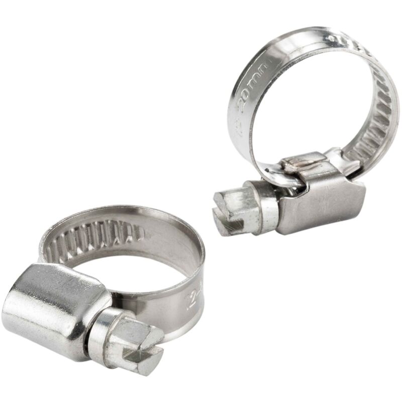 foto del prodotto collari di serraggio inox 12 a 20mm 2pcs