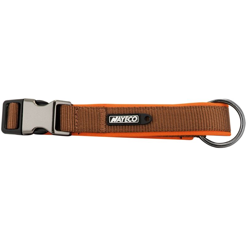 foto del prodotto collaro in neoprene marrone 15mm x 28-35 cm