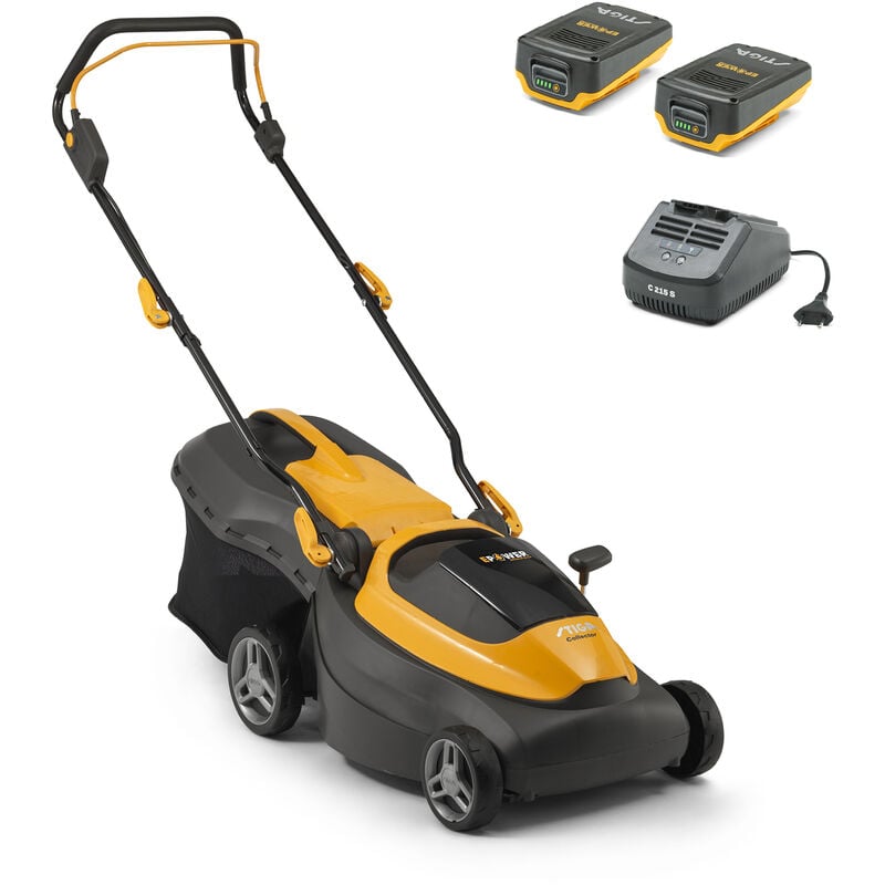 foto del prodotto collector 140e kit tagliaerba a batteria incl. batteria e caricatore stiga
