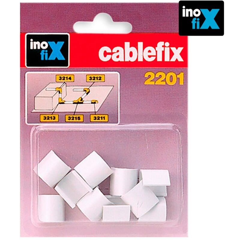foto del prodotto collegamenti diritti per cablefix 2201 blister 10 unità inofix