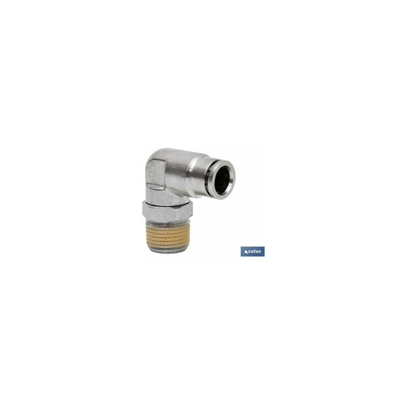 foto del prodotto collegamento a gomito del tubo da 12 mm. 1 4 filo