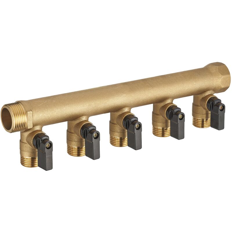foto del prodotto collettore a valvole mf 20x27 uscita m 15x21 5 vie noyon thiebault