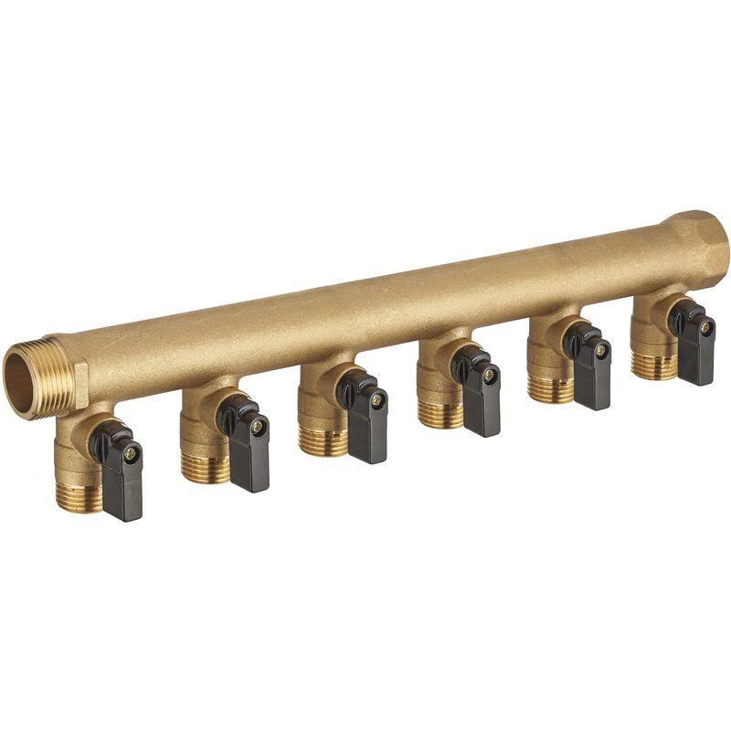 foto del prodotto collettore a valvole mf 20x27 uscita m 15x21 6 vie noyon thiebault
