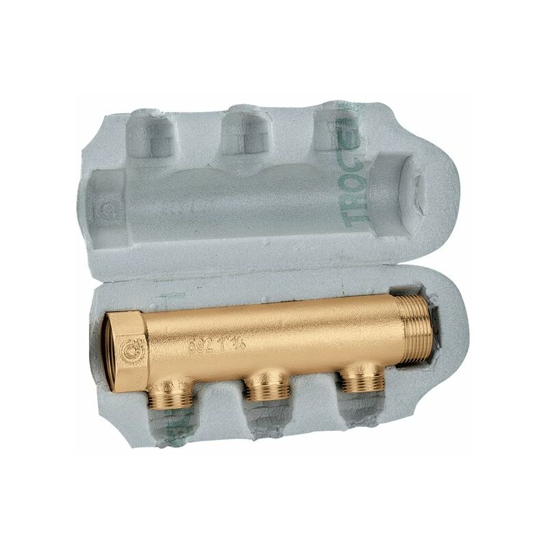 foto del prodotto collettore di distribuzione con coibentazione preformata 1 derivazioni 3 caleffi 650632 1 3
