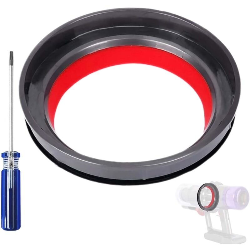 foto del prodotto collettore di polveri con giunto fisso di ricambio per accessori per aspirapolvere dyson v12 digital slim v12 detect slim, anelli v10slim v12 