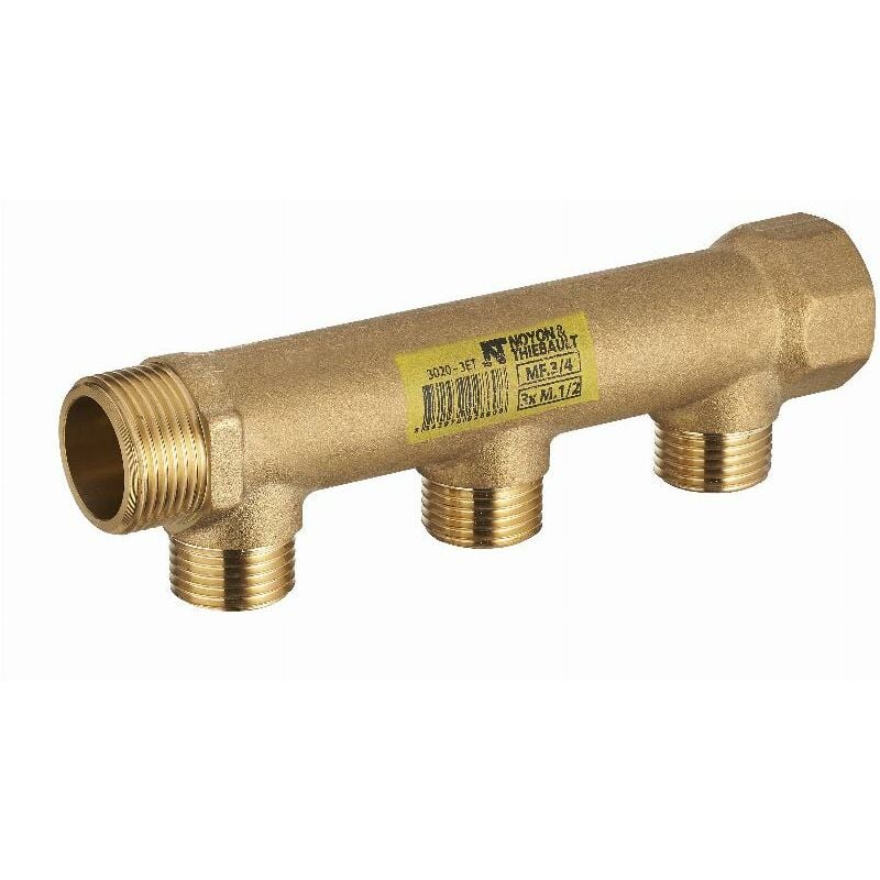immagine 0 del prodotto collettore femmina mf3 4 20x27 , 3 uscite maschio m1 2 15x21 distanti 50 mm noyon thiebault 3020 3et