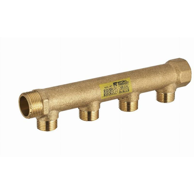 foto del prodotto collettore femmina mf3 4 20x27 , 4 uscite maschio m1 2 15x21 distanti 50 mm noyon thiebault 3020 4et