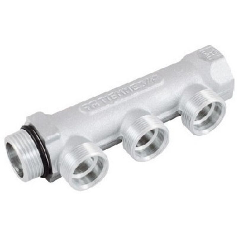 foto del prodotto collettore lineare in ottone 1 5 vie 24x19fil d.16