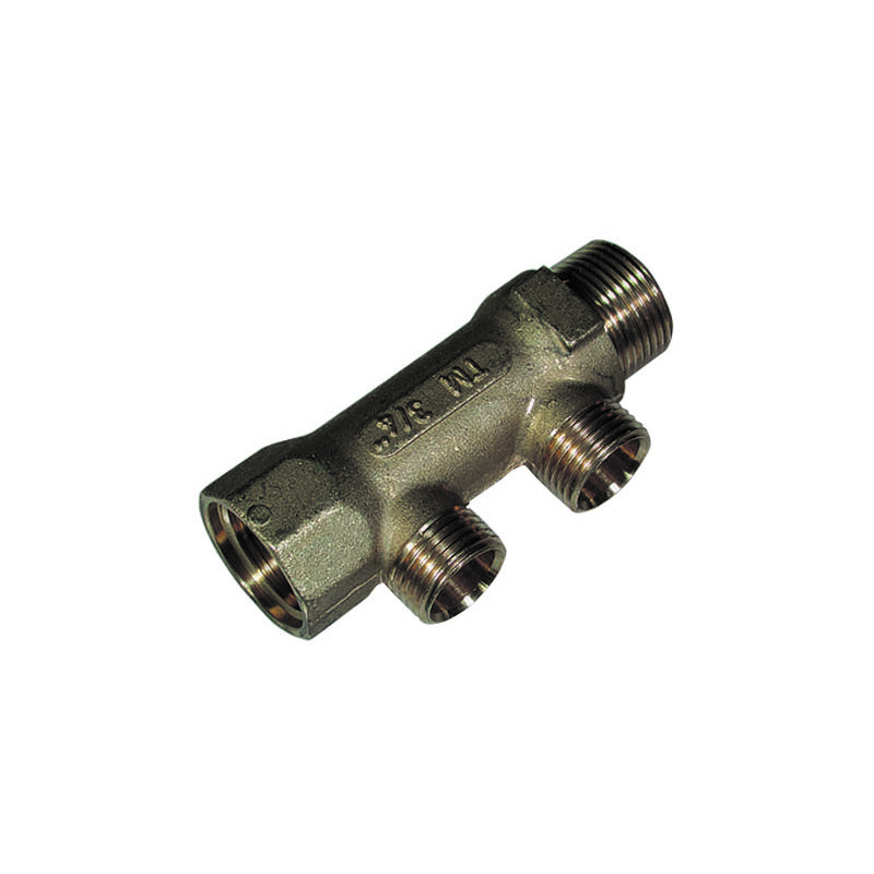 foto del prodotto collettore mf da 3 4 x 1 2 per ogiva teflon 2 vie