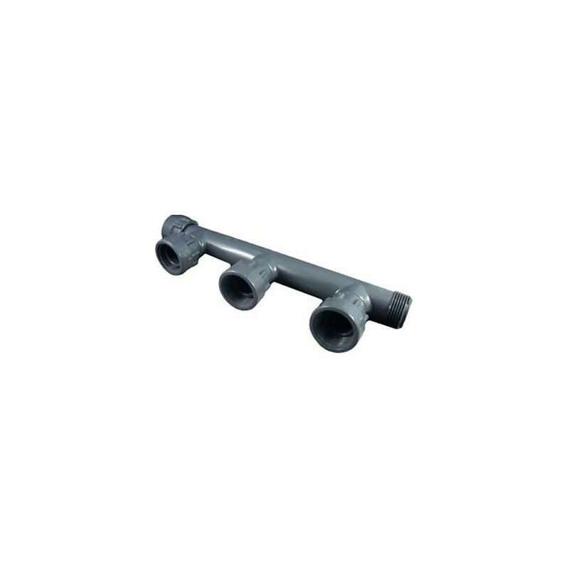 foto del prodotto collettore pvc con o ring 3 uscite da 1 irritec