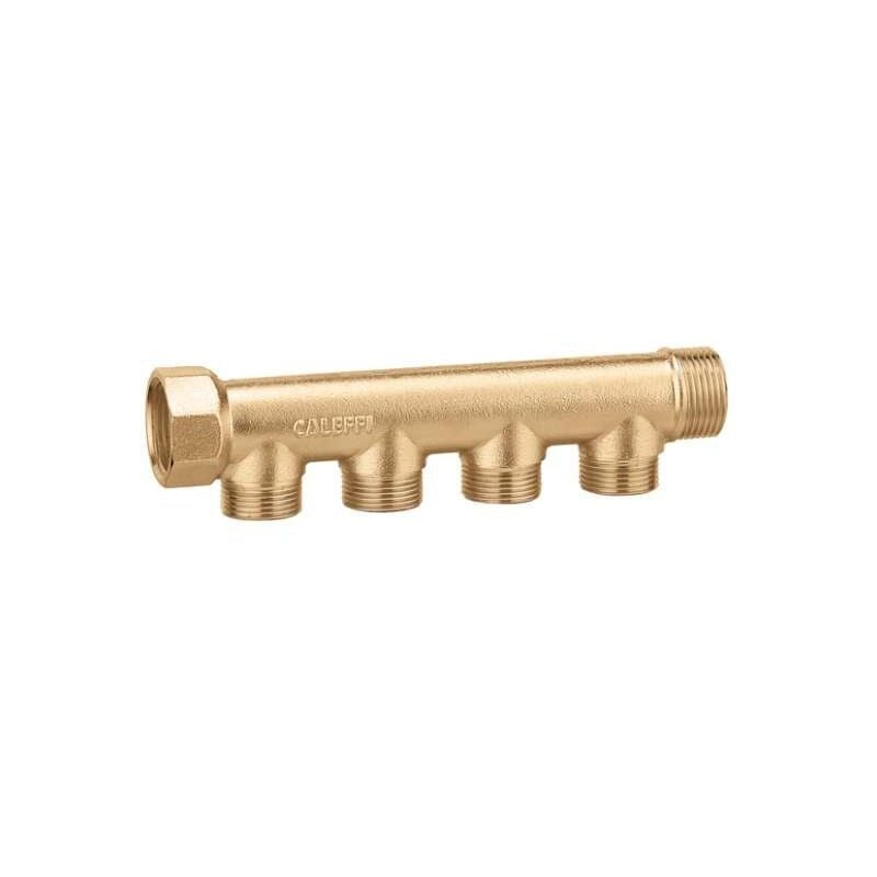 foto del prodotto collettore semplice, componibile 3 4 3 derivazioni, 1 2 m caleffi 349130 3 4 3