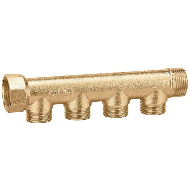 foto del prodotto collettore semplice componibile 3 4x2 23p 1,5 interasse 35mm caleffi 349020