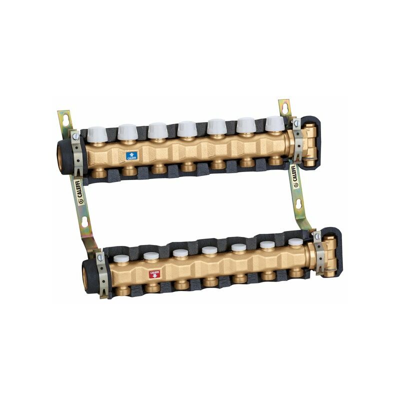 foto del prodotto collettori premontati per impianti di condizionamento 7 derivazioni caleffi 6637g5 is 1 1/4 - 7